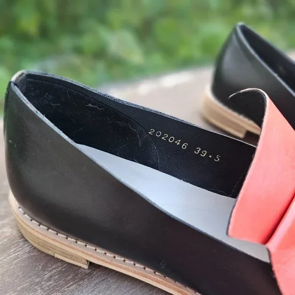 All Black Cowman Loafers For Women Size EU 39.5, US 9, Pre-owned - Picture 8 of 12